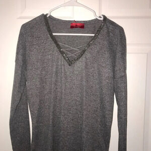 J Lo embellished sweater